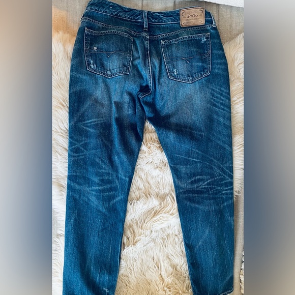 Polo Ralph Lauren Astor distressed Boyfriend jeans 29 - Picture 2 of 4